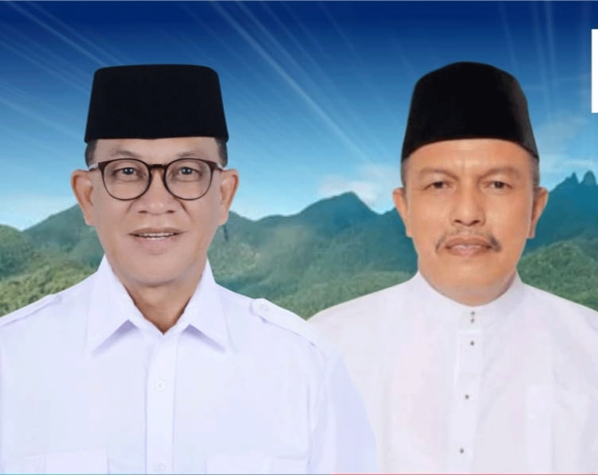 Calon bupati dan wakil bupati Lingga, Awe-Ishak.