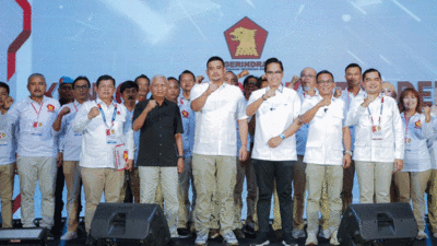 Solid menangkan Bobby Nasution-Surya, DPC Gerindra Medan gelar deklarasi