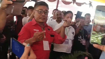 Sempat Bikin Heboh, Pria yang Gunakan Baju Mirip Atribut Partai Politik Akhirnya Minta Maaf