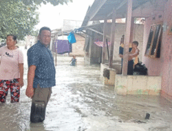 Datang Tiba-tiba, Gelombang Tinggi Air Laut Genangi 60 Rumah di Desa Bagan Kuala
