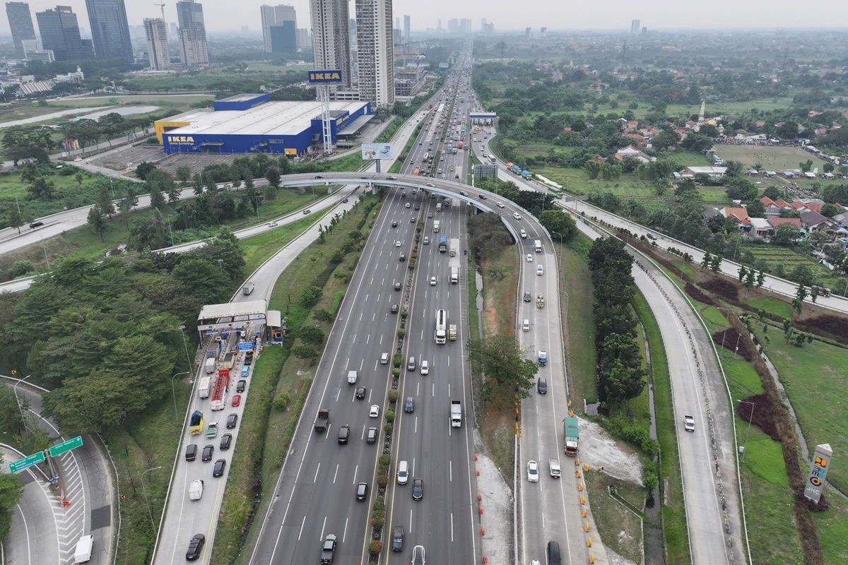 Ruas Tol BSD yang segera memberlakukan tarif baru. (DOK. BPJT)