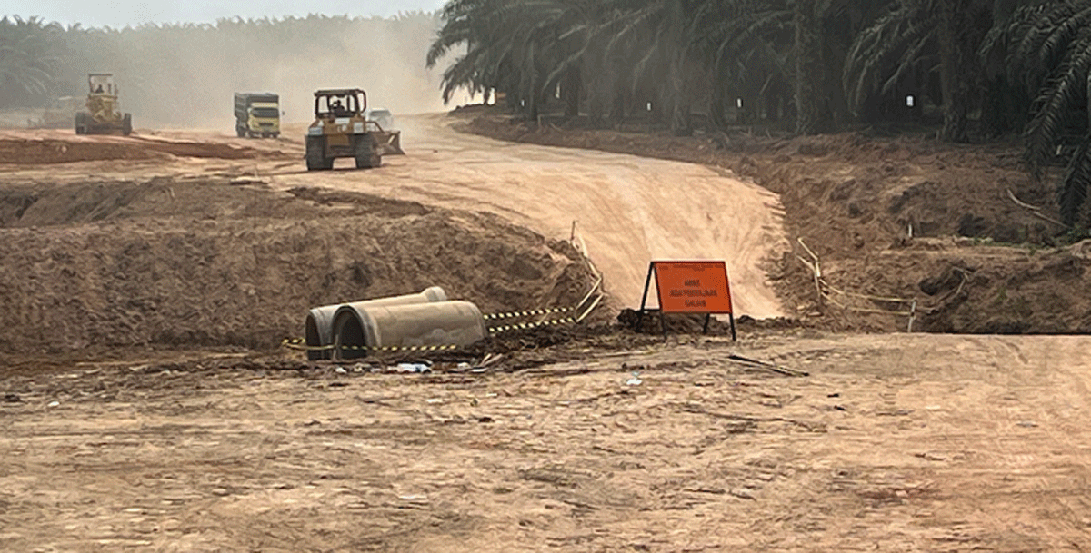Pembangunan Tol Jambi-Palembang terus dikebut Hutana Karya.
