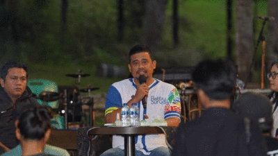 Calon Gubernur Sumatera Utara nomor urut 1, Bobby Nasution.