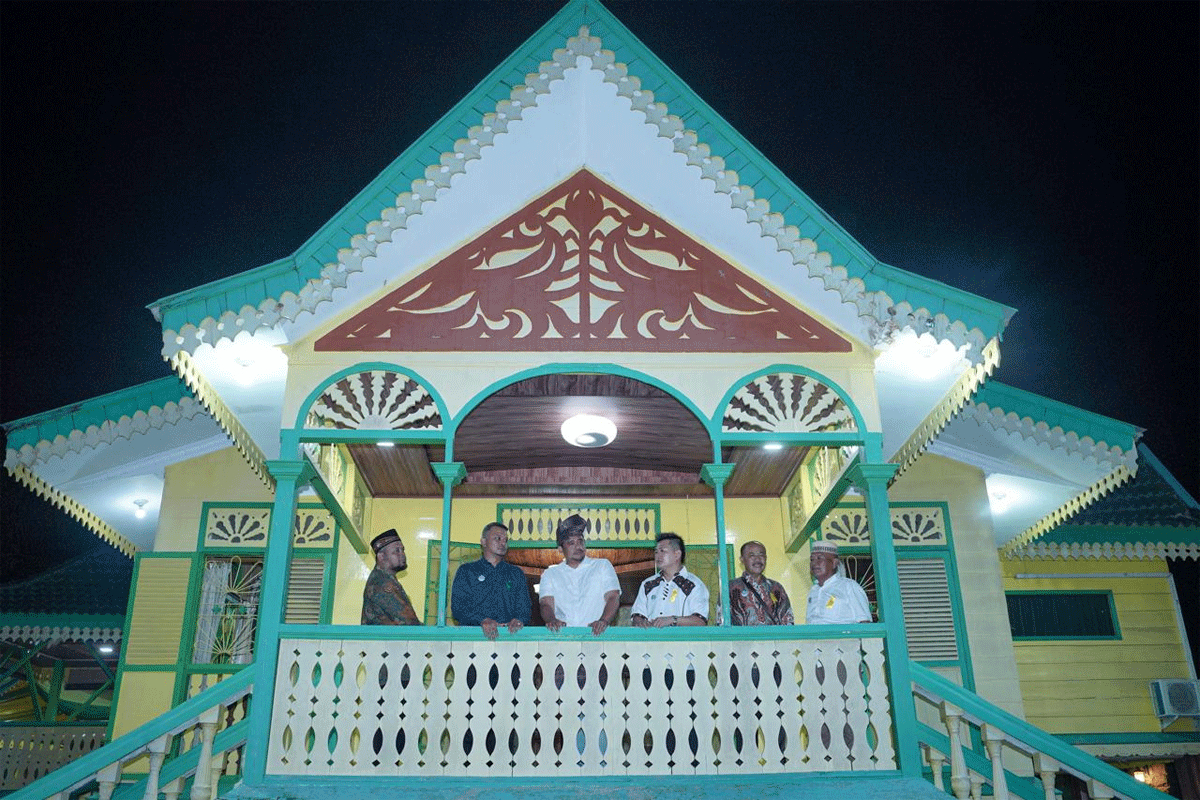 Rumah Adat Puri Melayu Sri Menanti di Kota Tebing Tinggi