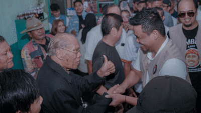 Bobby Nasution akrab dengan warga Berastagi