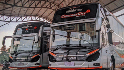 Bus baru PO Miyor dengan dream class. (Instagram @krisnaptradwi)