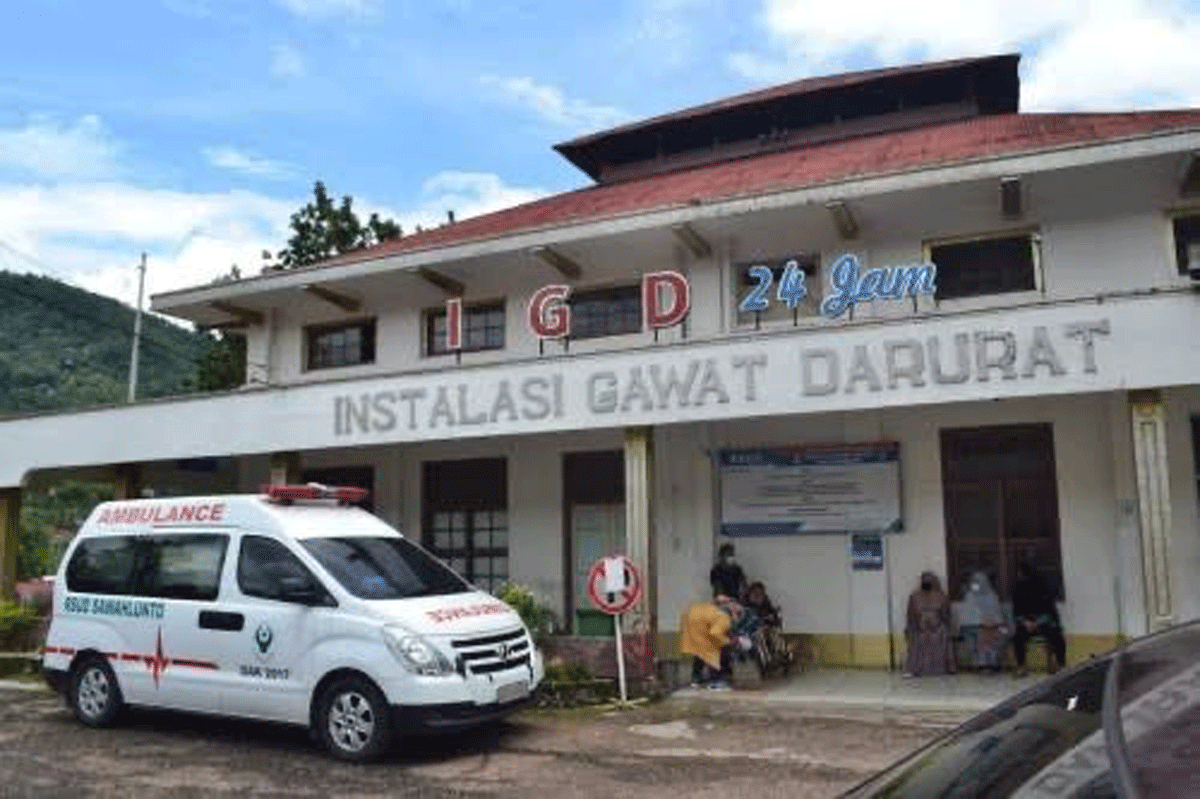 Bangunan tua RSUD Sawahlunto yang menjadi saksi sejarah.