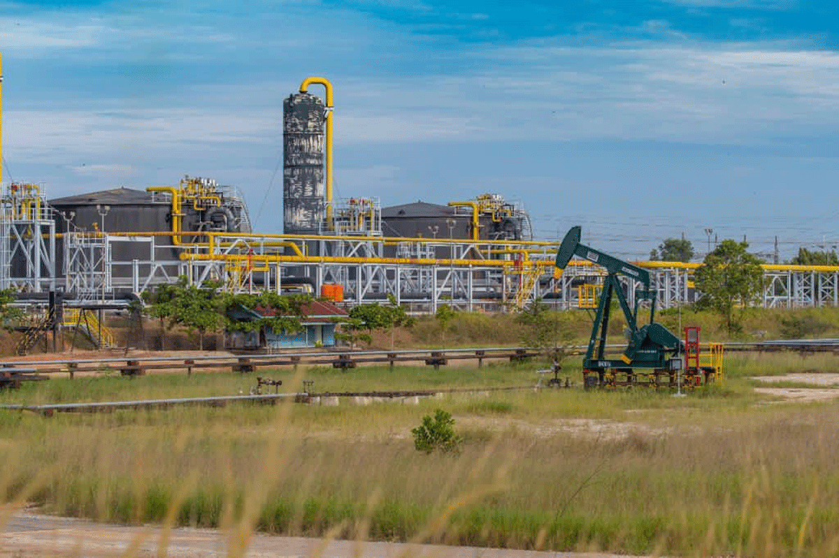 Kilang minyak Pertamina Blok Rokan.