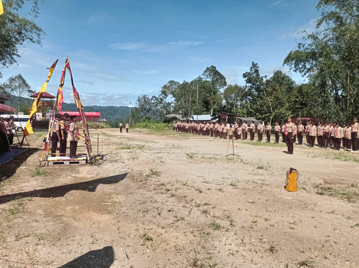 Sepuluh Gudep Pramuka Penegak Ikuti Giat Prestasi di Bumi Perkemahan Kelurahan Bukit Apit Puhun, Bukittinggi