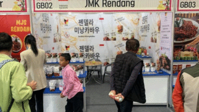 Rendang ditampilkan dalam International Fermented Food Expo (IFFE) 2024 di Jeonju City, Korea Selatan.