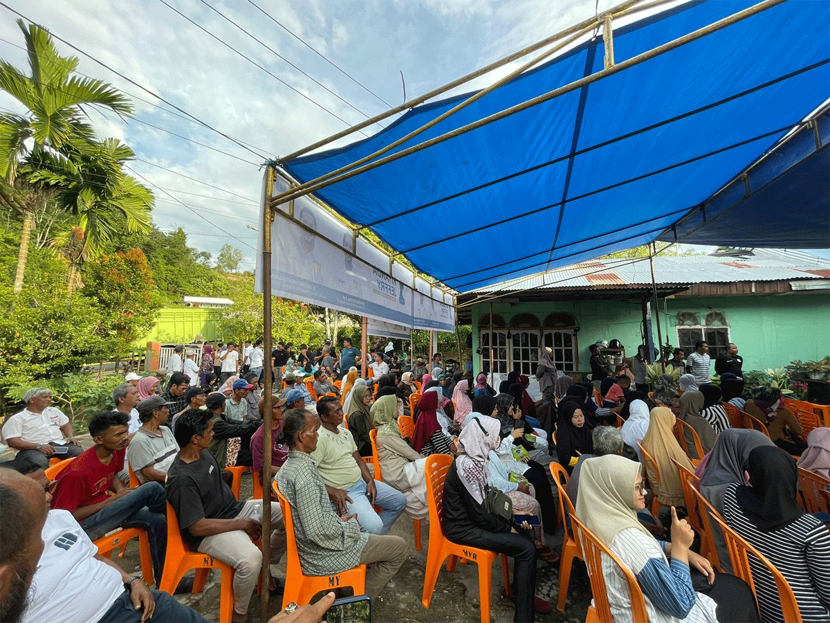 Masyarakat Kenagarian Kolok menyatakan dukungan penuh kepada calon Wali Kota dan Wakil Wali Kota Sawahlunto nomor urut 1, Riyanda-Jeffry
