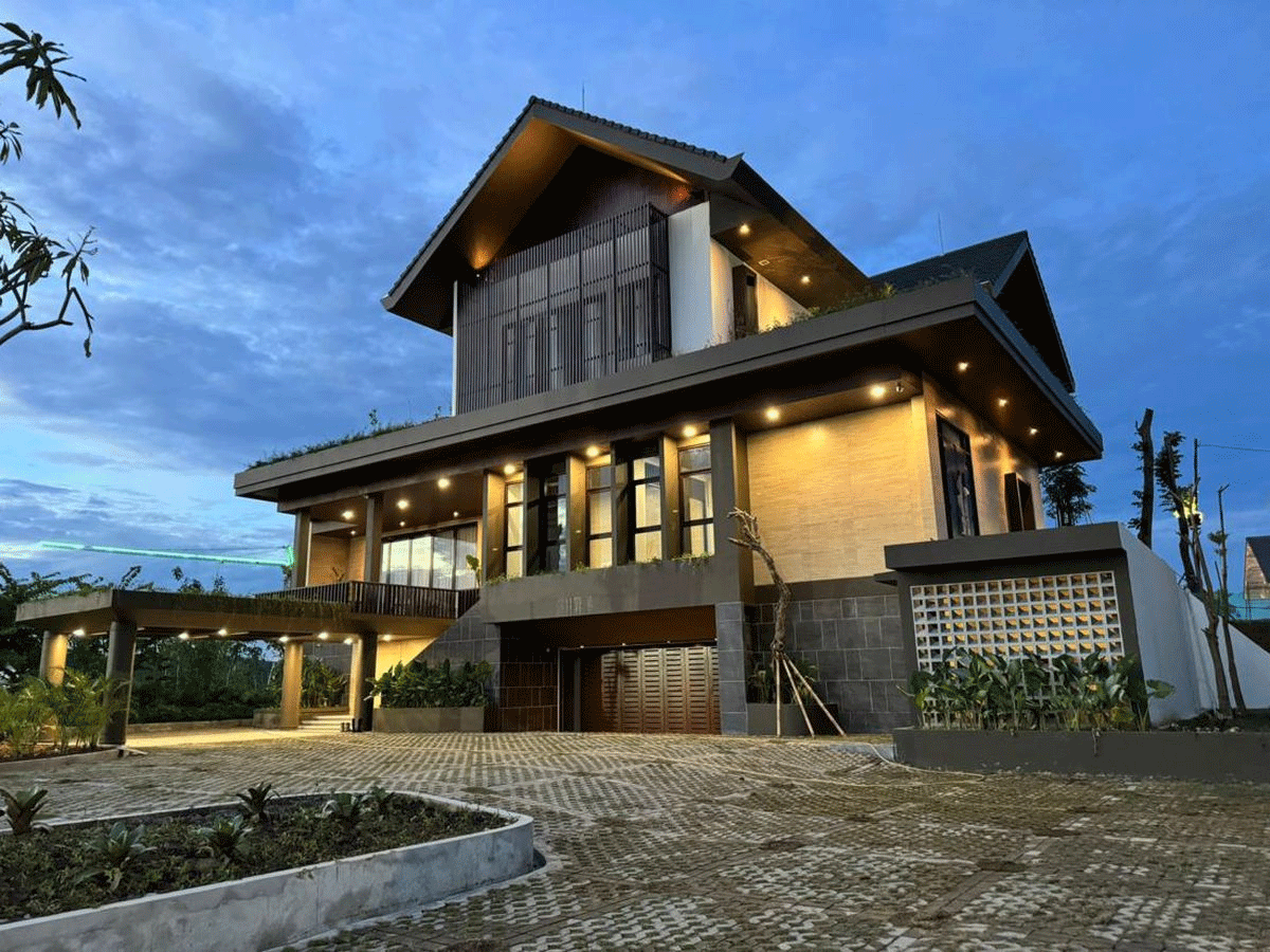 Rumah dinas menteri di IKN. (detikcom)