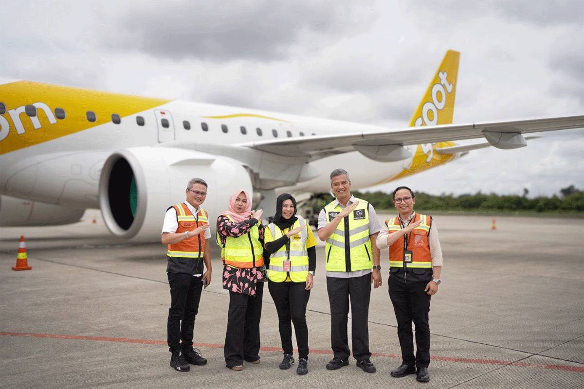 Penerbangan Internasional di Bandara Sutan Syarif Kasim (SSK) II Pekanbaru kembali diramaikan maskapai penerbangan dari luar negeri.