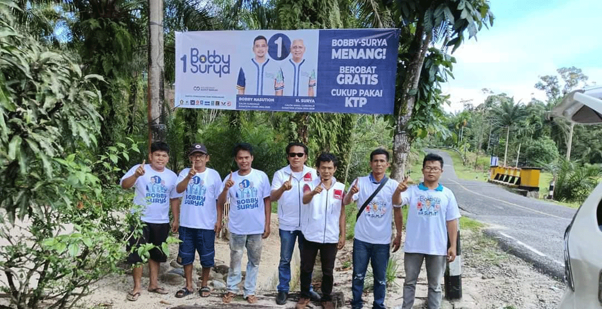 Pimpinan dan pengurus Projo Muda di Sibolga