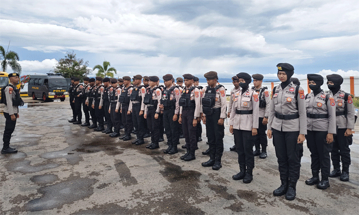 Polres terapkan pengamanan berlapis dalam debat publik calon bupati dan wakil Bupati Buteng.