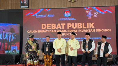 Debat Pilkada Kuansing Serasa Debat Capres, Adam-Sutoyo Tetap Tenang Walau Diserang