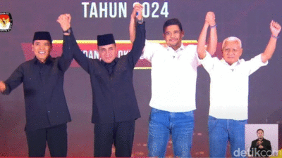 Hitung Cepat Pilgub Sumut, Bobby-Surya 62,62 Persen, Edy-Hasan 37,38 Persen