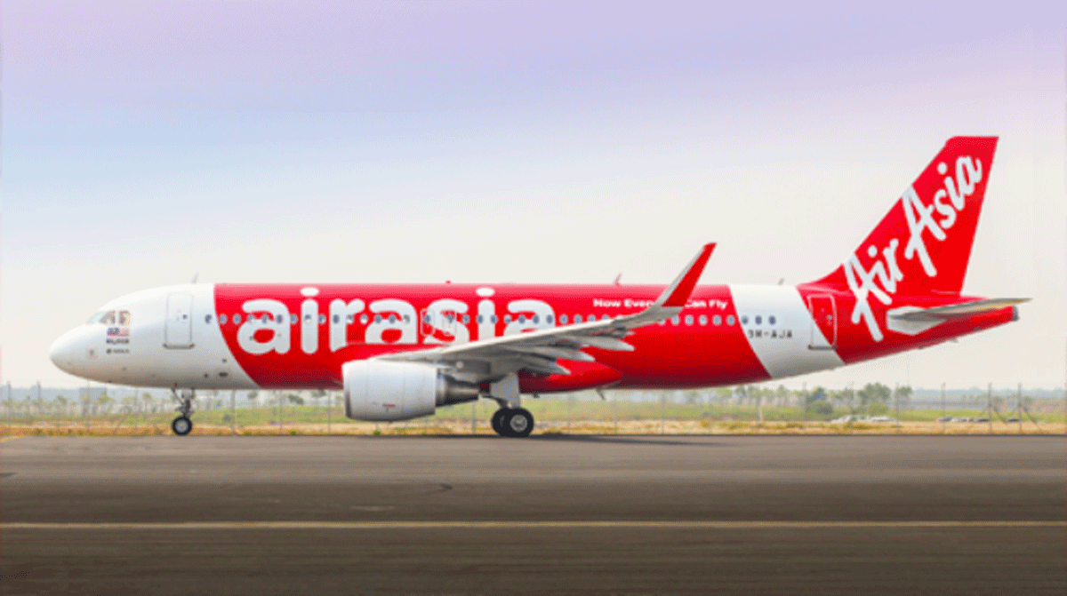 Salah satu pesawat AirAsia