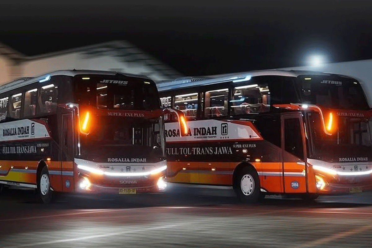 Bus baru PO Rosalia Indah. (Instagram/Adiputro.official)