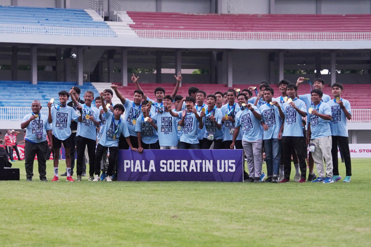 Para pemain Josal FC yang juara Piala Soeratin. (pssi)