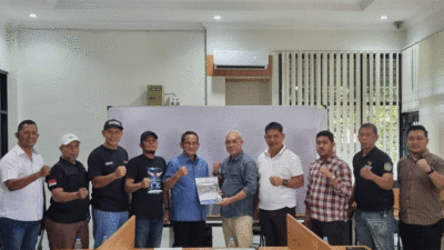 Panitia pelaksanaan Musyawarah Kota (Muskot) Komite Olahraga Rekreasi Masyarakat Indonesia (KORMI) Medan.