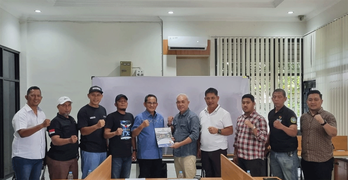 Panitia pelaksanaan Musyawarah Kota (Muskot) Komite Olahraga Rekreasi Masyarakat Indonesia (KORMI) Medan.