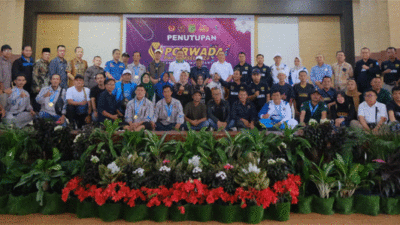 Foto bersama setelah penutupan Porwada Sumsel 2024
