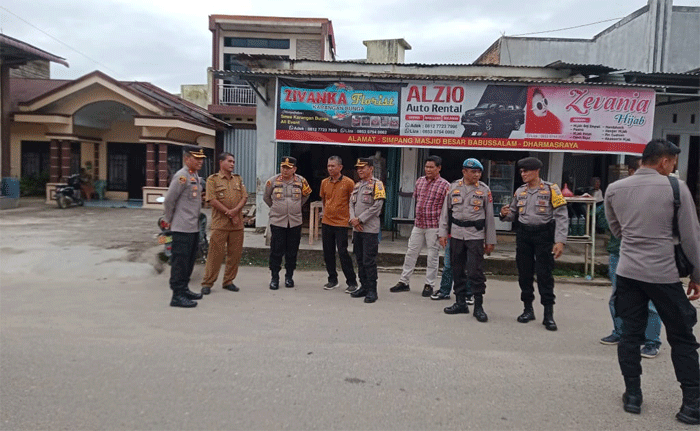 Kapolres Dharmasraya pantau pemungutan suara ulang Pilkada 2024