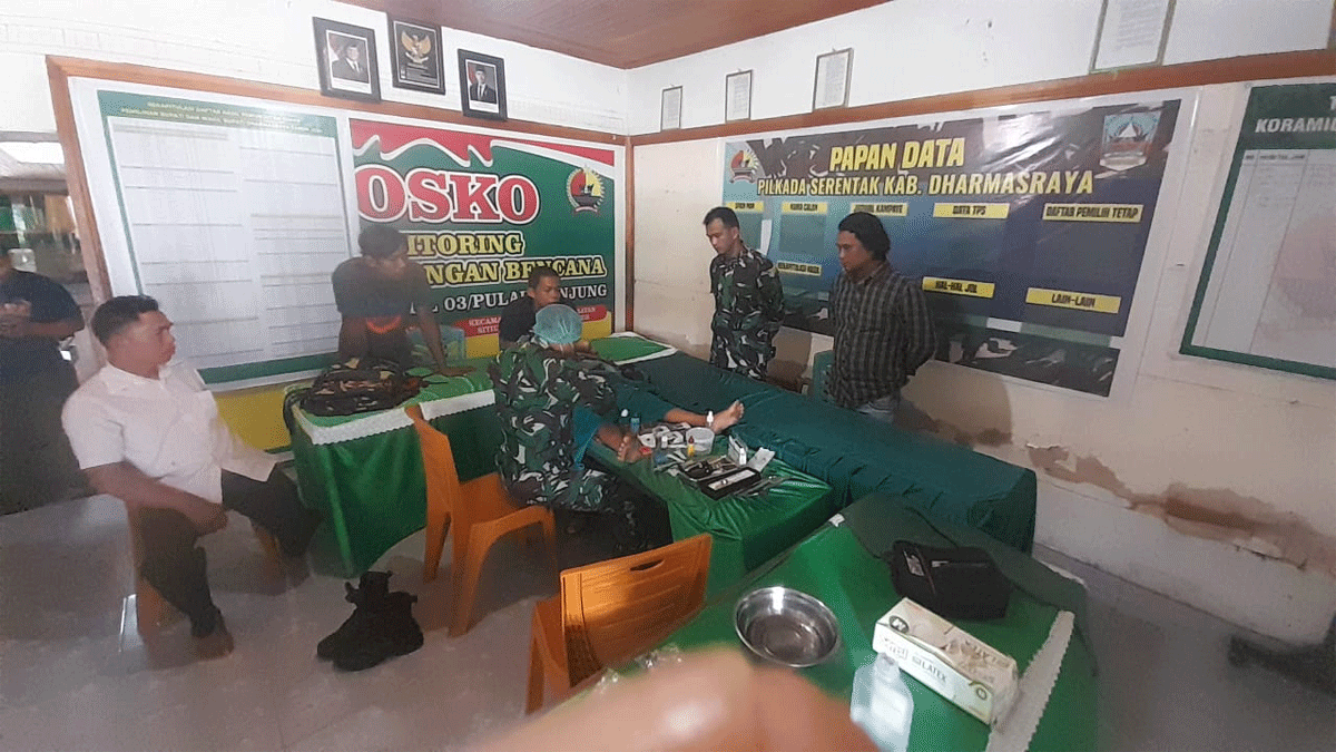Sunat gratis di Koramil Pulau Punjung, Dharmasraya