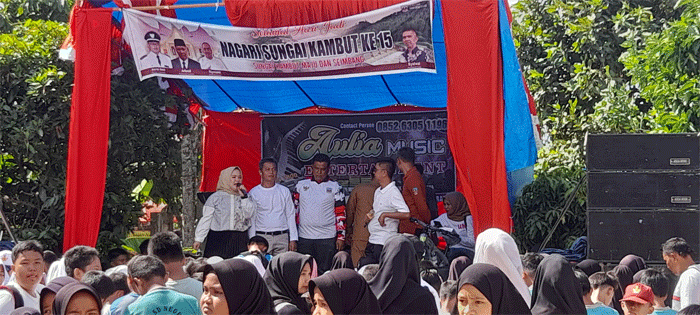Peringatan hari ulang tahun (HUT) Nagari Sungai Kambut ke-15 dilaksanakan, Senin (9/12/2024)