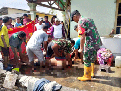 Warga Dusun III Desa Bakaran Batu, Kecamatan Sei Bamban, Kabupaten Serdang Bedagai, Sumatera Utara dihebohkan atas penemuan seorang mayat seorang laki-laki, Kamis (5/12/2024)