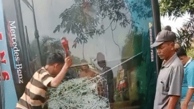 Breaking News, Bus ANS Kecelakaan di Tebo