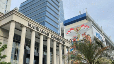 Gedung Mahkamah Konstitusi di Jakarta