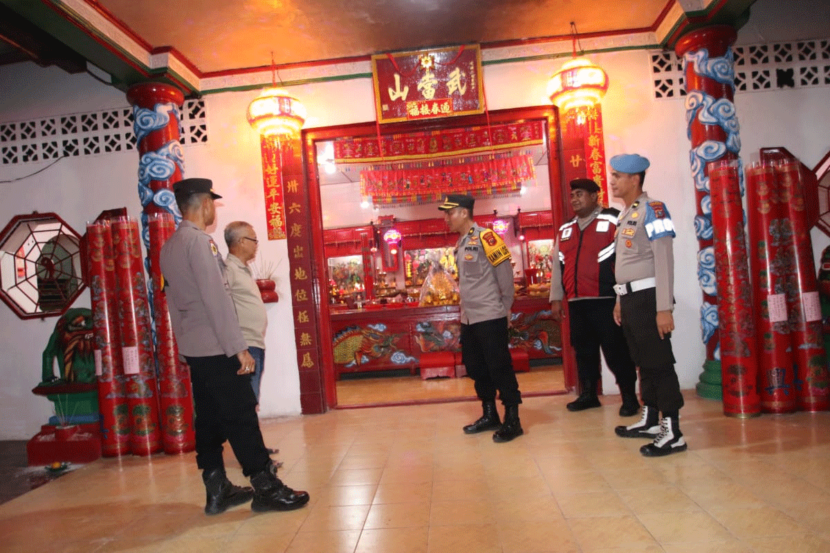 Polres Sergai tingkatkan patroli skala besar antisipasi gangguan kamtibmas dalam rangka perayaan malam tahun baru Imlek 2576 Kongzili 2025, Selasa (28/1/2025) malam.