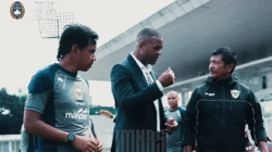 Pelatih Timnas Indonesia, Patrick Kluivert bersama Timnas Indonesia U-20, Indra Sjafri. (Instagram Indra Sjafri).