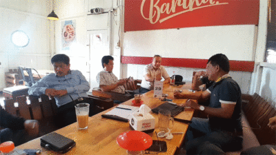 Steering Committee dan Organizing Committee KORMI (Komite Olahraga Masyarakat Indonesia) Kabupaten Simalungun menggelar rapat persiapan musyawarah kabupaten, Jumat (17/1/2025) di Cafe Barika.