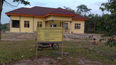 Kantor Polsek Kuantan Hilir Seberang yang baru.