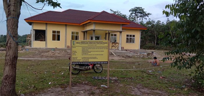 Kantor Polsek Kuantan Hilir Seberang yang baru.