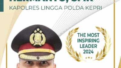 Penghargaan untuk Kapolres Lingga