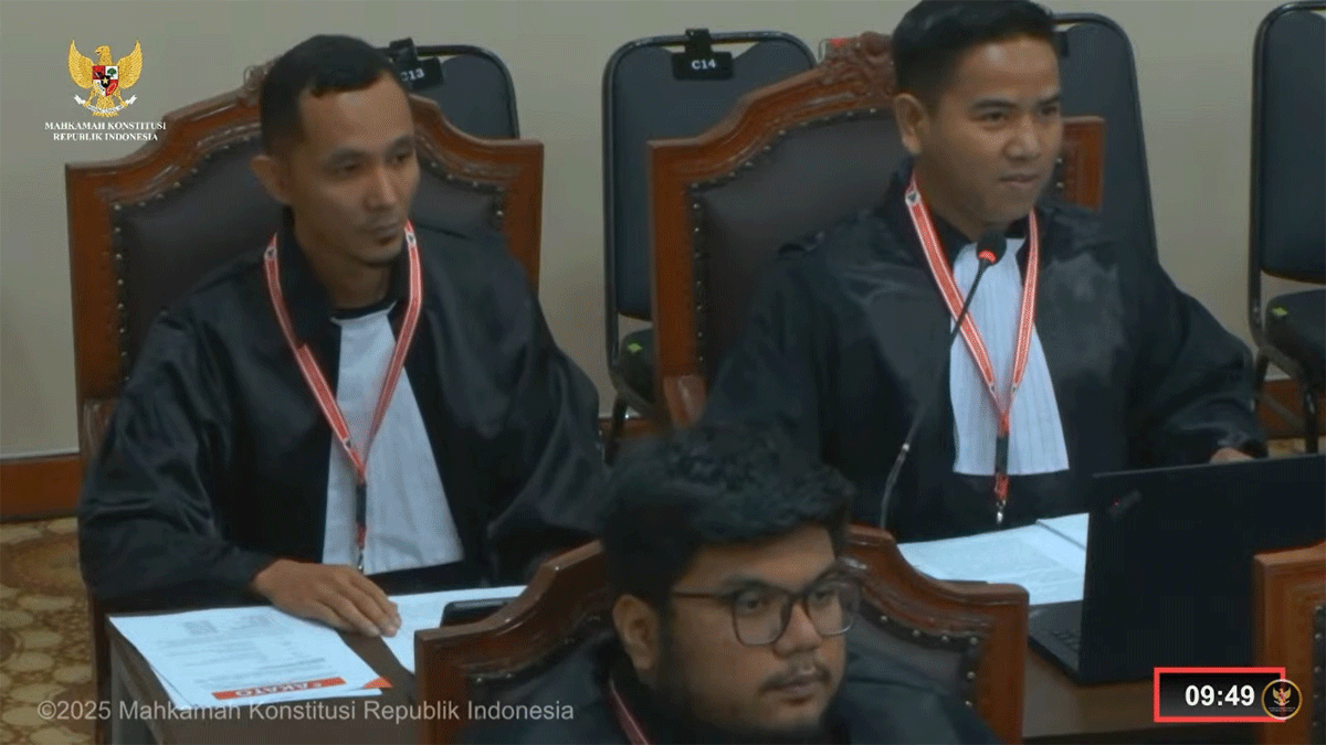 Kuasa hukum ikuti sidang di MK