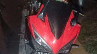 Motor yang diduga jadi korban tabrak lari.