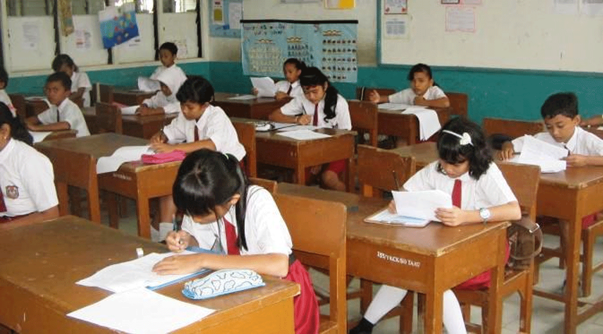 Murid SD yang akan dapat makan siang gratis dari pemerintah. (Lines Indonesia)