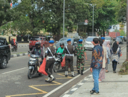 Denpom I/5 Medan Gelar Jumat Berkah Bersama DGR Group, 350 Nasi Kotak Dibagikan ke Warga