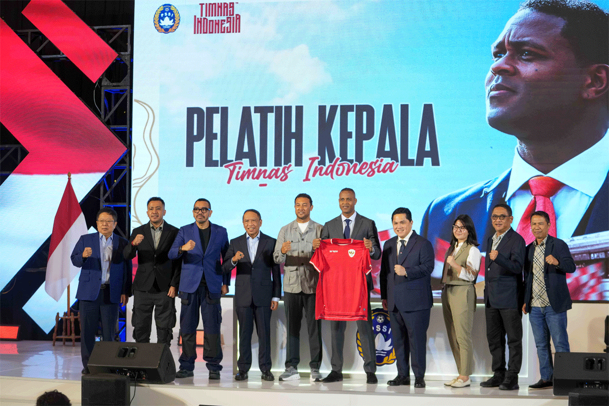 PSSI resmi memperkenalkan pelatih timnas Indonesia Patrick Kluivert kepada media pada Minggu (12/1/2025) di Hotel Mulia, Jakarta.