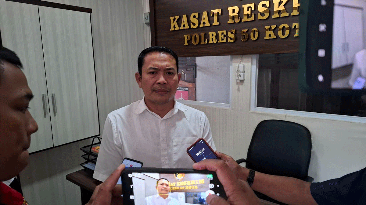 Kasat Reskrim Polres 50 Kota, Iptu Repaldi