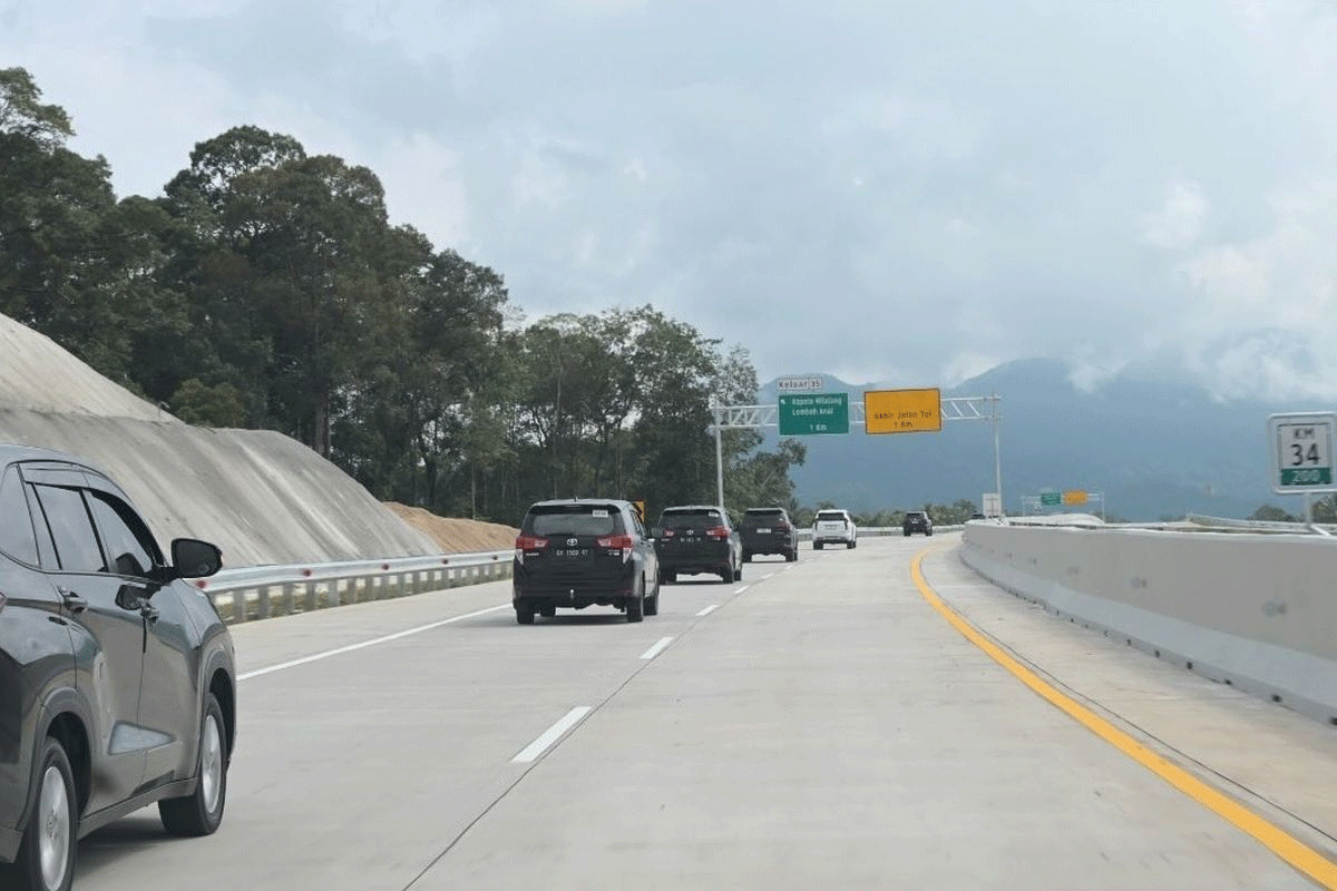 Jalan Tol Padang-Sicincin. (Dokumentasi BPJT)