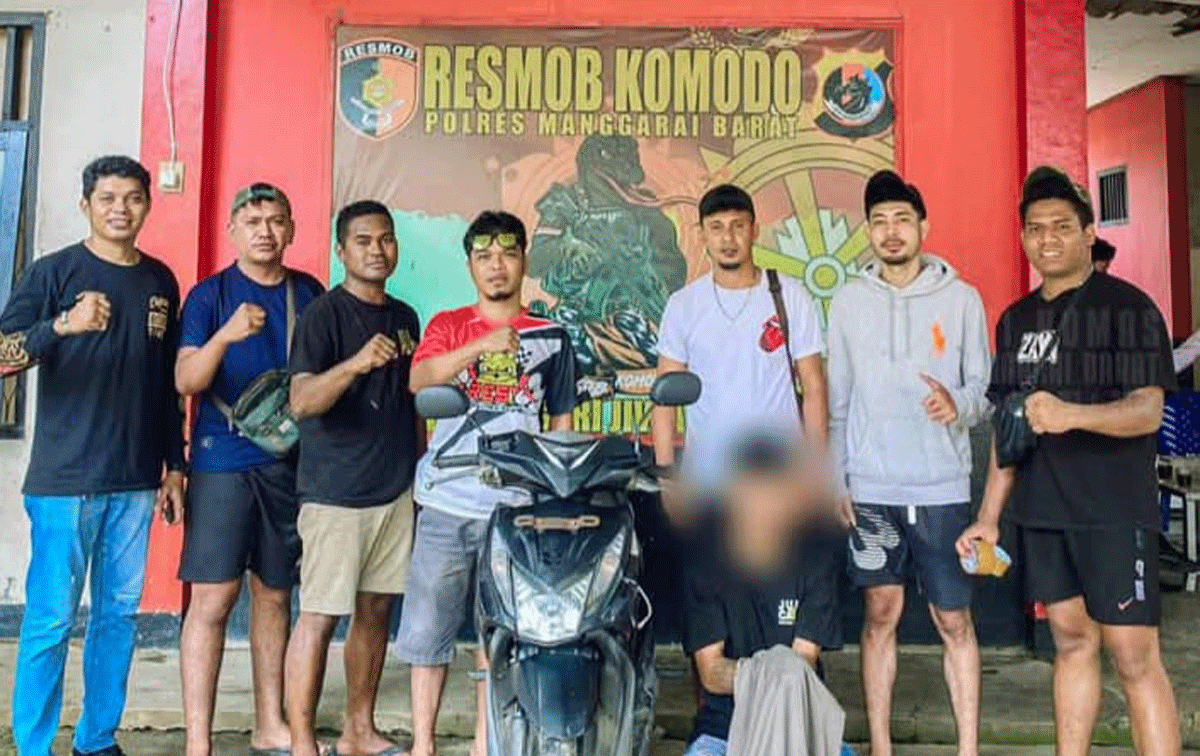 Tim Resmob Komodo tangkap pelaku curanmor asal Manggarai Timur, Sabtu (9/2/2025) malam