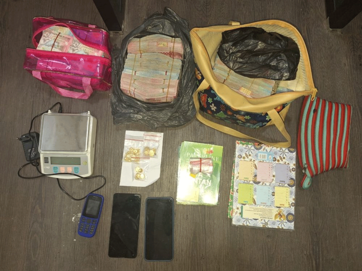 Barang bukti yang diamankan polisi. (riau.go.id)