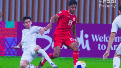 Duel Indonesia dengan Uzbekistan. (pssi)