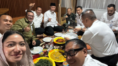 Makan malam bersama kepala daerah di Akmil Magelang